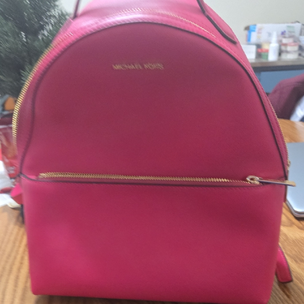Michael Kors Fuchsia Backpack